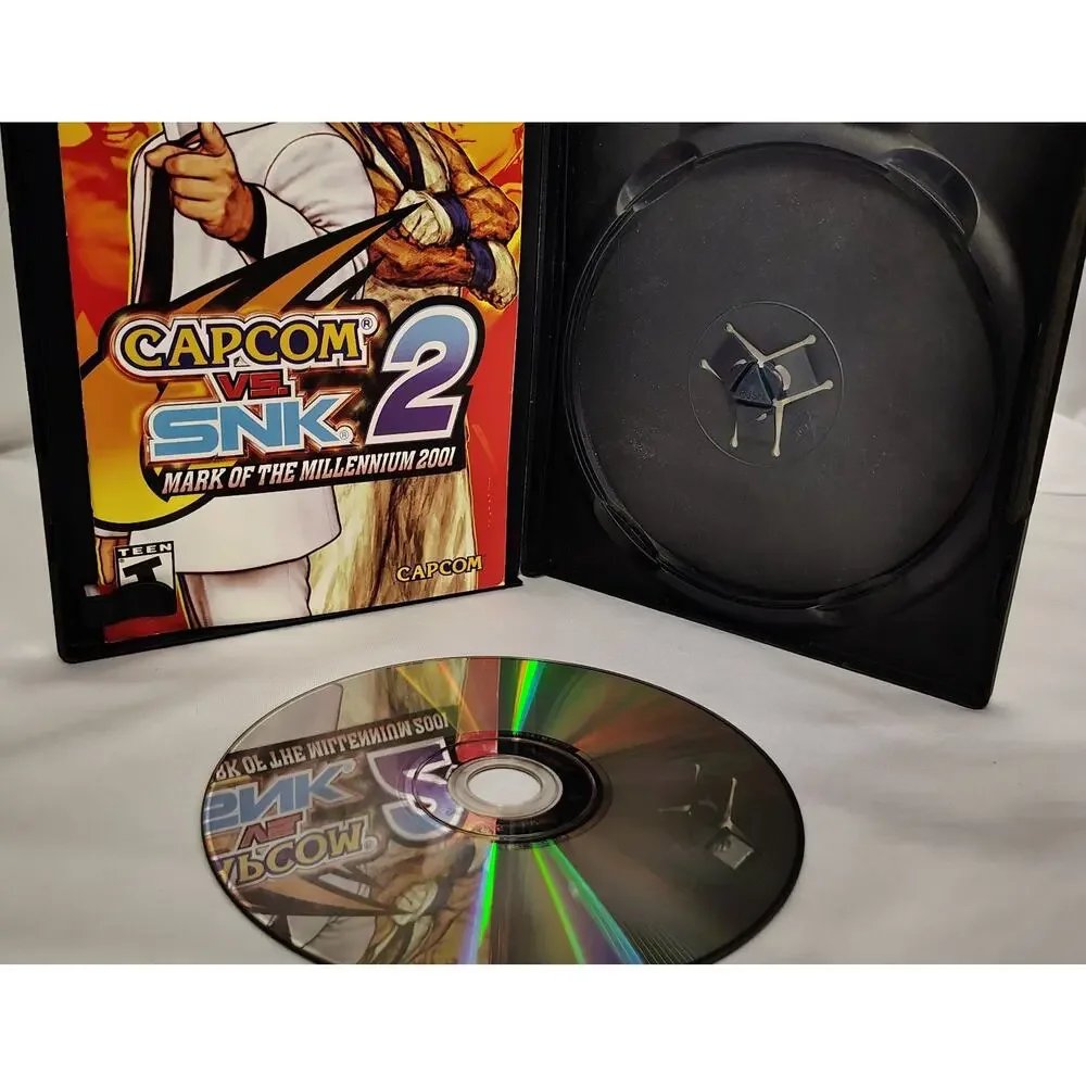 Capcom vs SNK 2 Sony PS2 CIB W/Manual Cleaned Tested Works PlayStation 2 2001